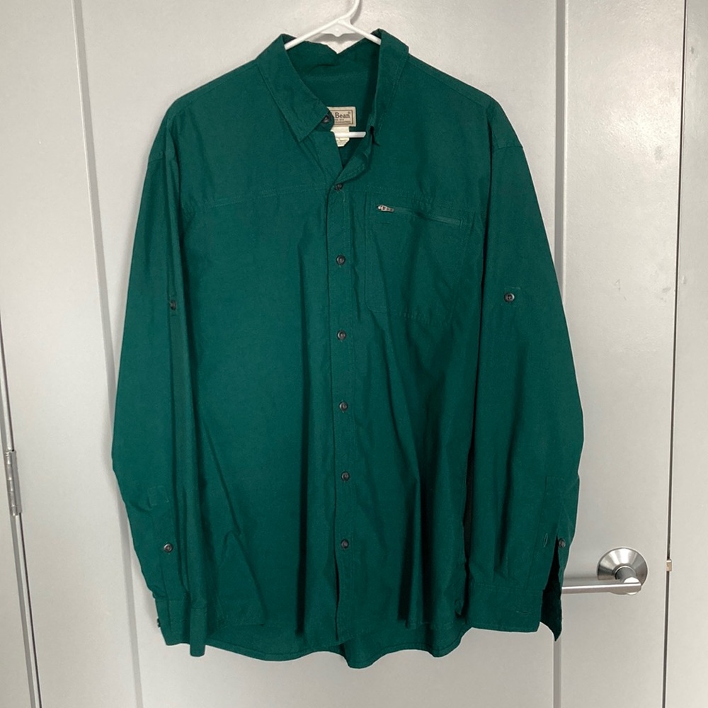 LLBean casual button down shirts